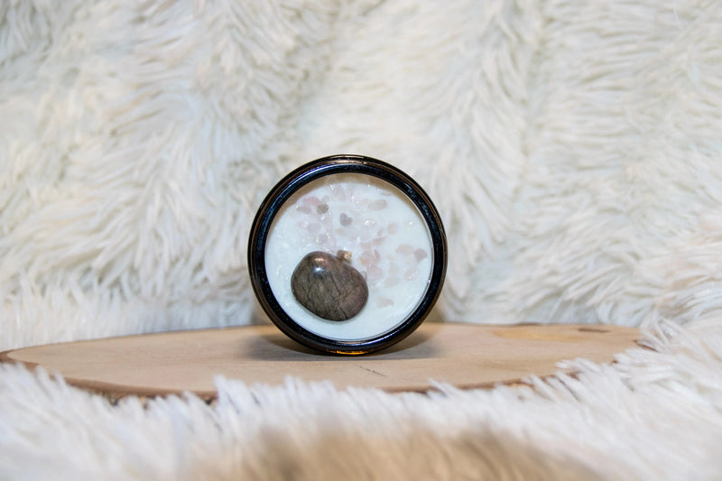 Bougie parfumée Lithothérapie Amour - L'Atelier Ginko - Boutique en Ligne