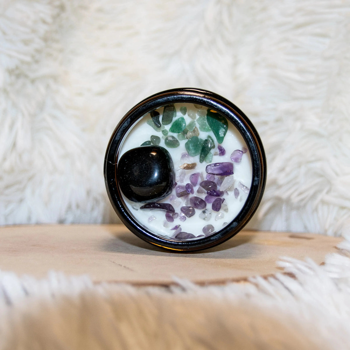 Bougie parfumée Lithothérapie Anti-Stress - L'Atelier Ginko - Boutique en Ligne