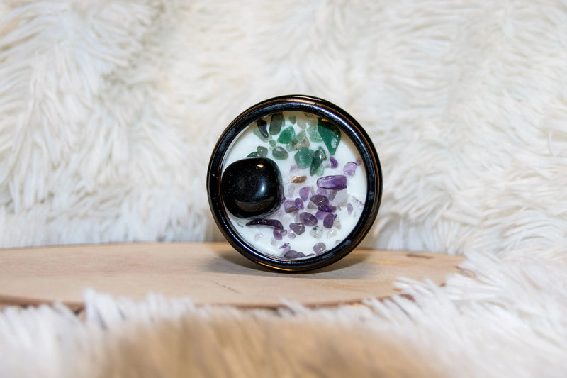 Bougie parfumée Lithothérapie Anti-Stress - L'Atelier Ginko - Boutique en Ligne