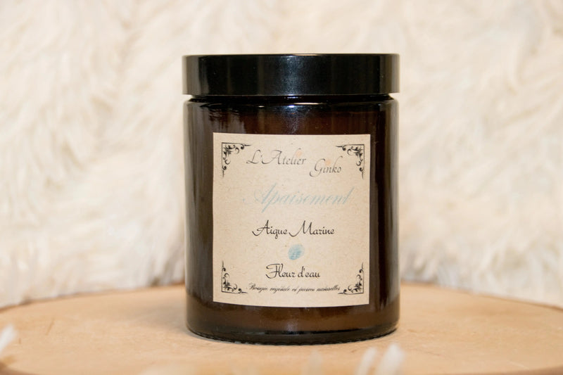 Bougie parfumée Lithothérapie Apaisement L'Atelier Ginko - Boutique en Ligne