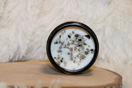 Bougie parfumée Lithothérapie Clarté Mentale L'Atelier Ginko - Boutique en Ligne