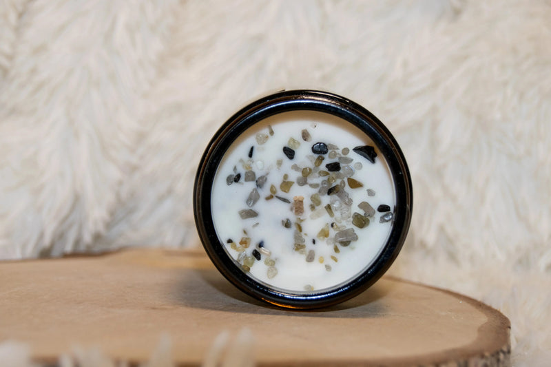 Bougie parfumée Lithothérapie Clarté Mentale L'Atelier Ginko - Boutique en Ligne