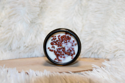 Bougie parfumée Lithothérapie Confiance en soi - L'Atelier Ginko - Boutique en Ligne