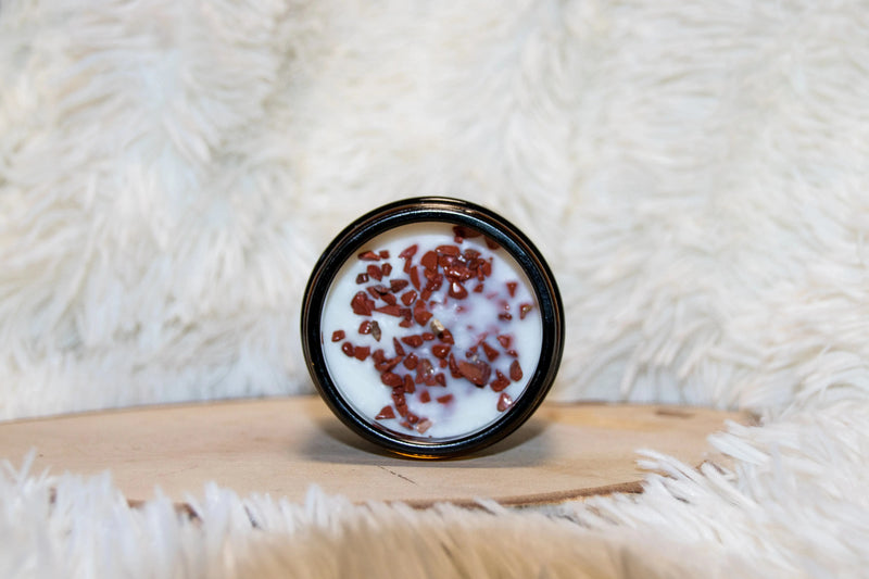 Bougie parfumée Lithothérapie Confiance en soi - L'Atelier Ginko - Boutique en Ligne