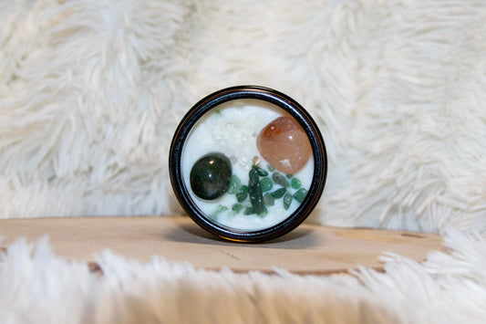 Bougie parfumée Lithothérapie Good Vibes - L'Atelier Ginko - Boutique en Ligne