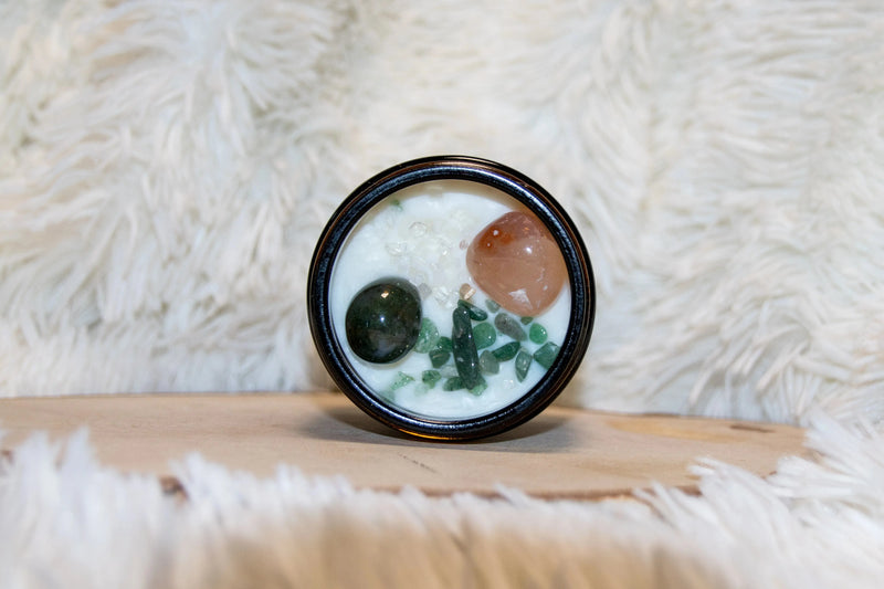 Bougie parfumée Lithothérapie Good Vibes - L'Atelier Ginko - Boutique en Ligne