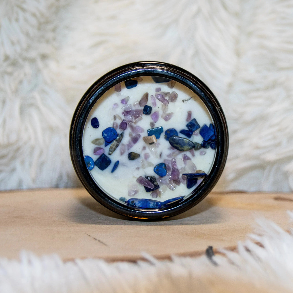 Bougie parfumée Lithothérapie Gratitude - L'Atelier Ginko - Boutique en Ligne