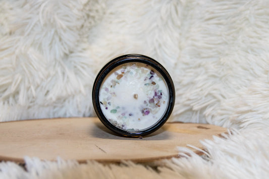 Bougie parfumée Lithothérapie L'Intellectuelle - L'Atelier Ginko - Boutique en Ligne