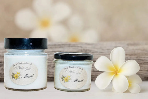 Bougie parfumée Monoï L'Atelier Ginko - Boutique en Ligne