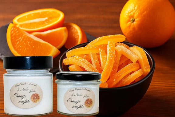 Bougie parfumée Orange Confite L'Atelier Ginko - Boutique en Ligne