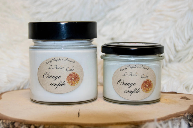 Bougie parfumée Orange Confite L'Atelier Ginko - Boutique en Ligne