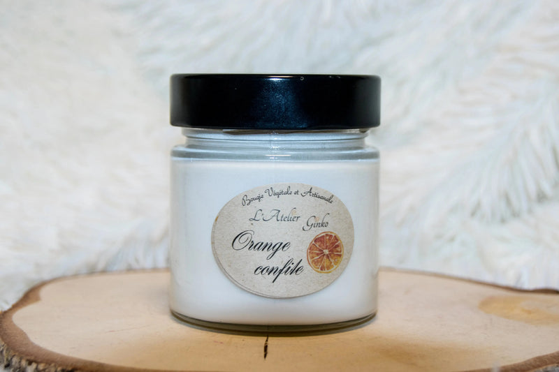 Bougie parfumée Orange Confite L'Atelier Ginko - Boutique en Ligne