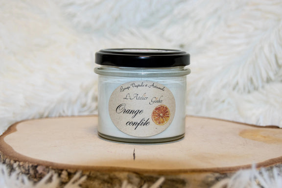 Bougie parfumée Orange Confite L'Atelier Ginko - Boutique en Ligne