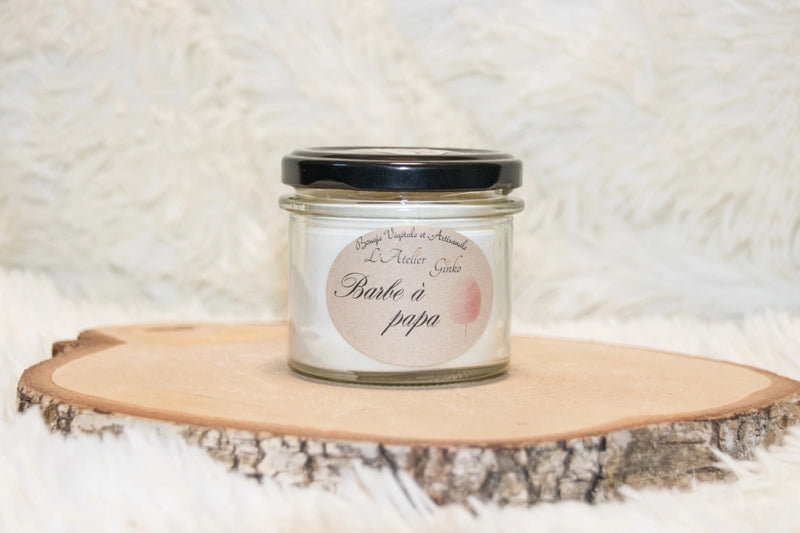 Bougie parfumée Barbe à Papa - L'Atelier Ginko - Boutique en Ligne