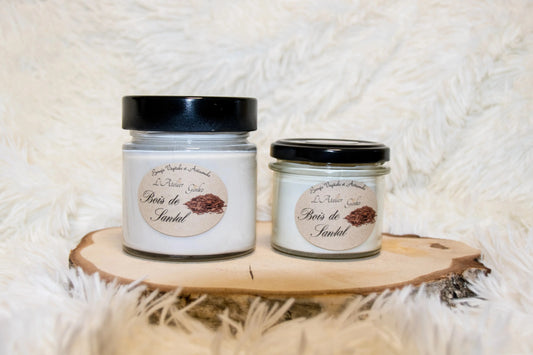 Bougie parfumée Bois de santal L'Atelier Ginko - Boutique en Ligne