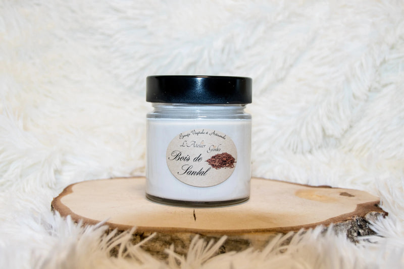 Bougie parfumée Bois de santal L'Atelier Ginko - Boutique en Ligne