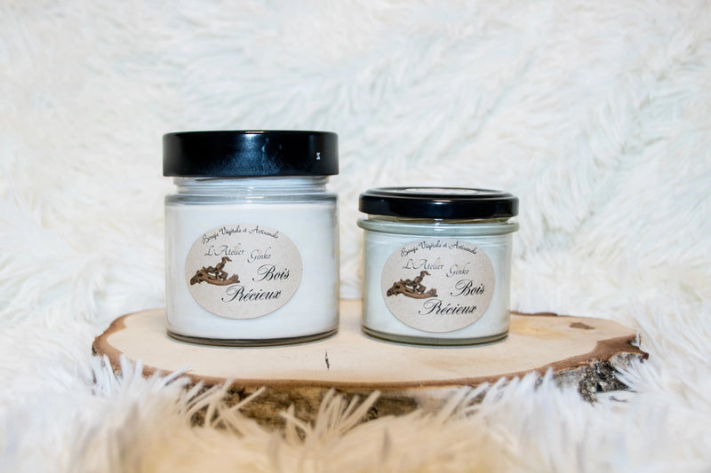 Bougie parfumée Bois précieux L'Atelier Ginko - Boutique en Ligne