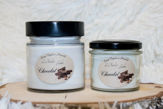 Bougie parfumée Chocolat gourmand L'Atelier Ginko - Boutique en Ligne