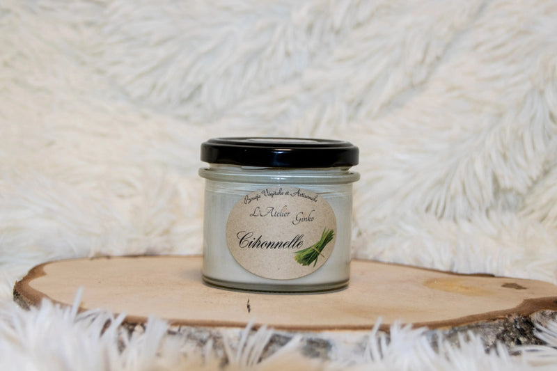 Bougie parfumée Citronnelle L'Atelier Ginko - Boutique en Ligne
