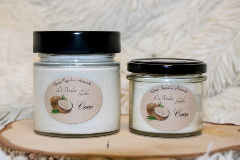 Bougie parfumée Coco L'Atelier Ginko - Boutique en Ligne