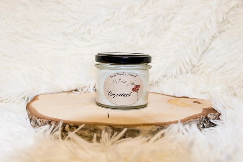 Bougie parfumée Coquelicot L'Atelier Ginko - Boutique en Ligne