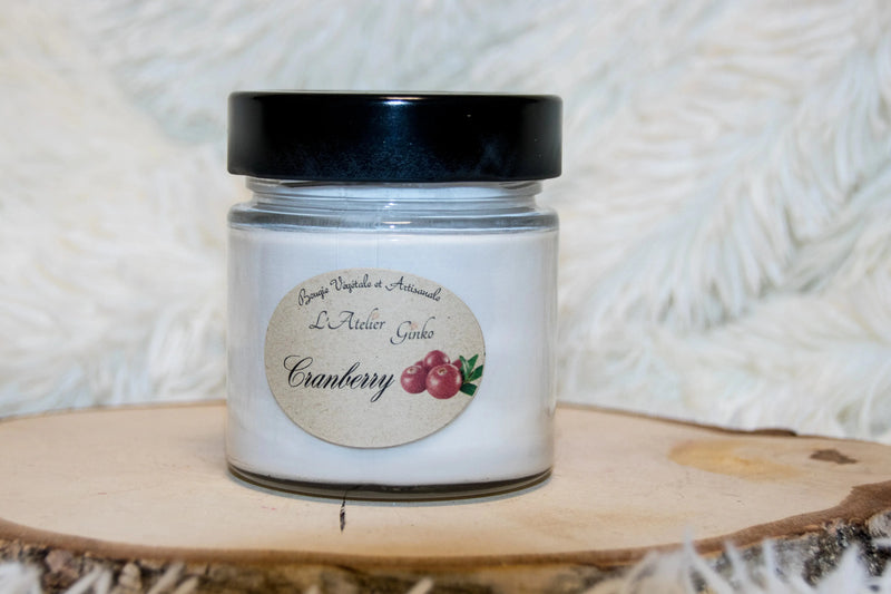 Bougie parfumée Cranberry L'Atelier Ginko - Boutique en Ligne