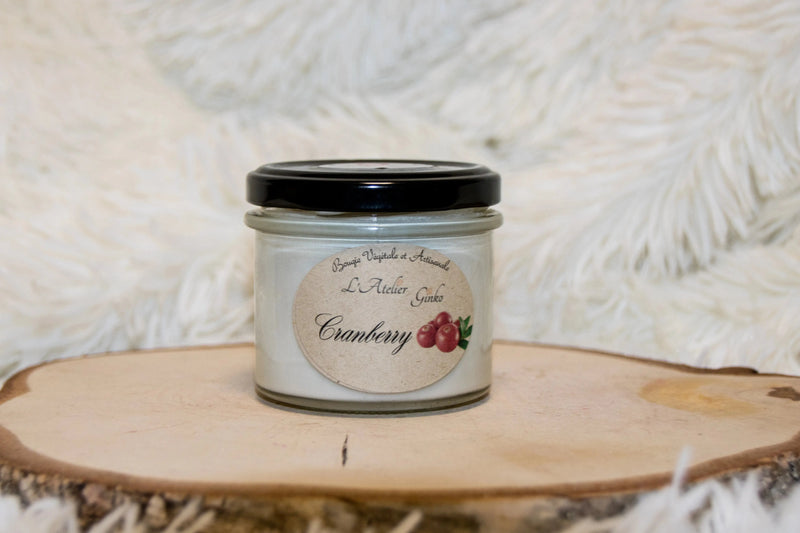 Bougie parfumée Cranberry L'Atelier Ginko - Boutique en Ligne