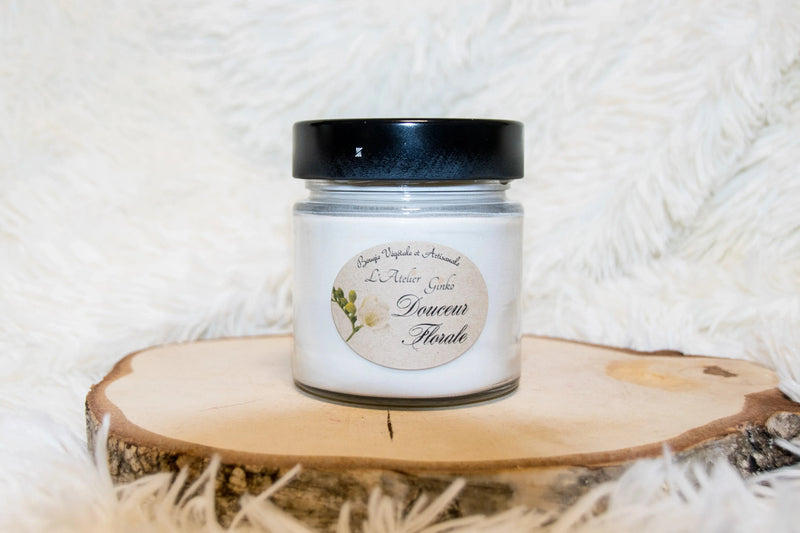 Bougie parfumée Douceur Florale L'Atelier Ginko - Boutique en Ligne