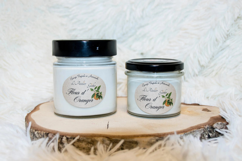 Bougie parfumée Fleur d'Oranger L'Atelier Ginko - Boutique en Ligne