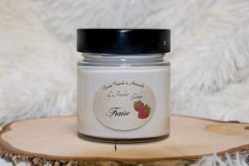 Bougie parfumée Fraise L'Atelier Ginko - Boutique en Ligne