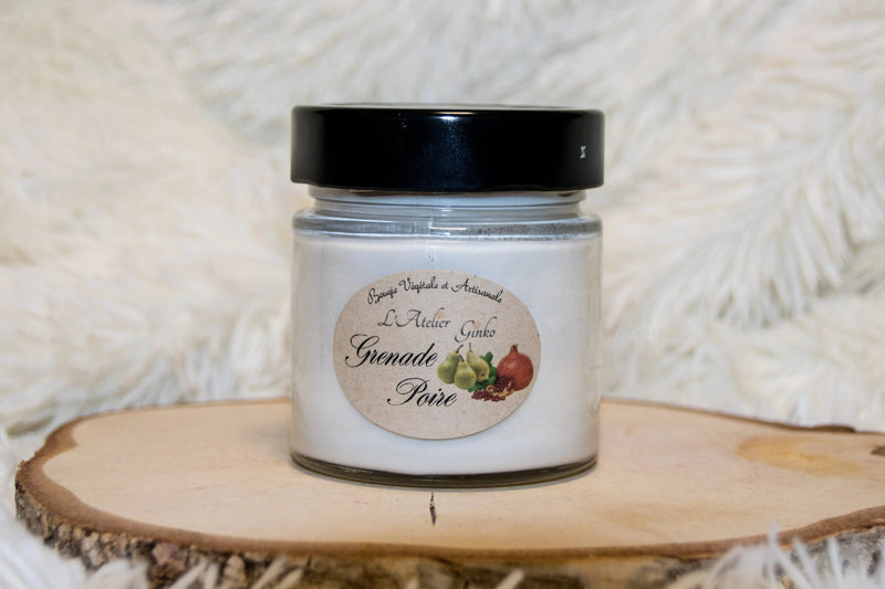 Bougie parfumée Grenade et Poire L'Atelier Ginko - Boutique en Ligne
