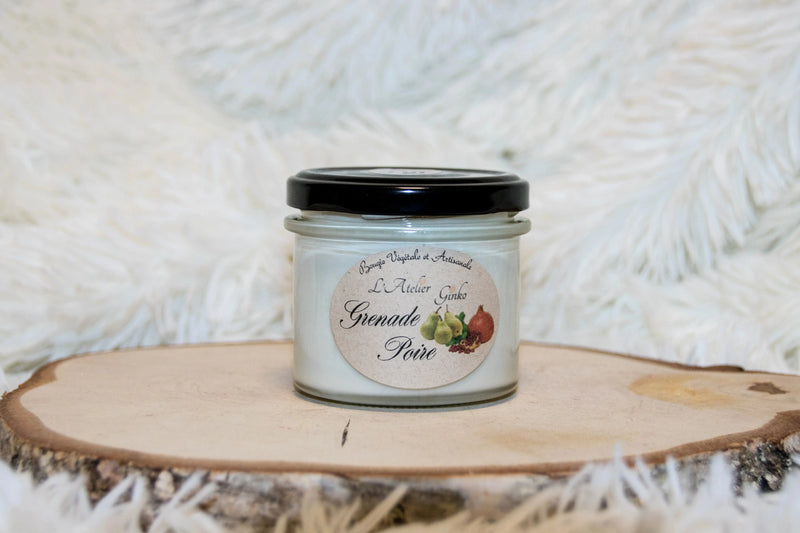 Bougie parfumée Grenade et Poire L'Atelier Ginko - Boutique en Ligne