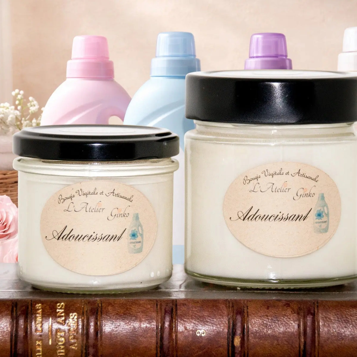 Bougie parfumée Adoucissant L'Atelier Ginko - Boutique en Ligne