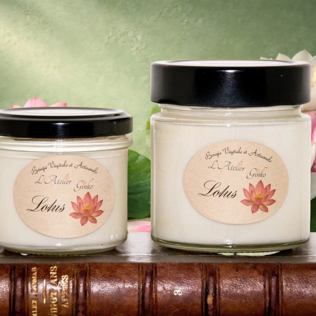 Bougie parfumée Lotus L'Atelier Ginko - Boutique en Ligne