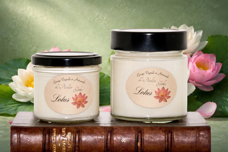 Bougie parfumée Lotus L'Atelier Ginko - Boutique en Ligne
