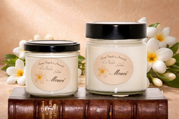 Bougie parfumée Monoï L'Atelier Ginko - Boutique en Ligne
