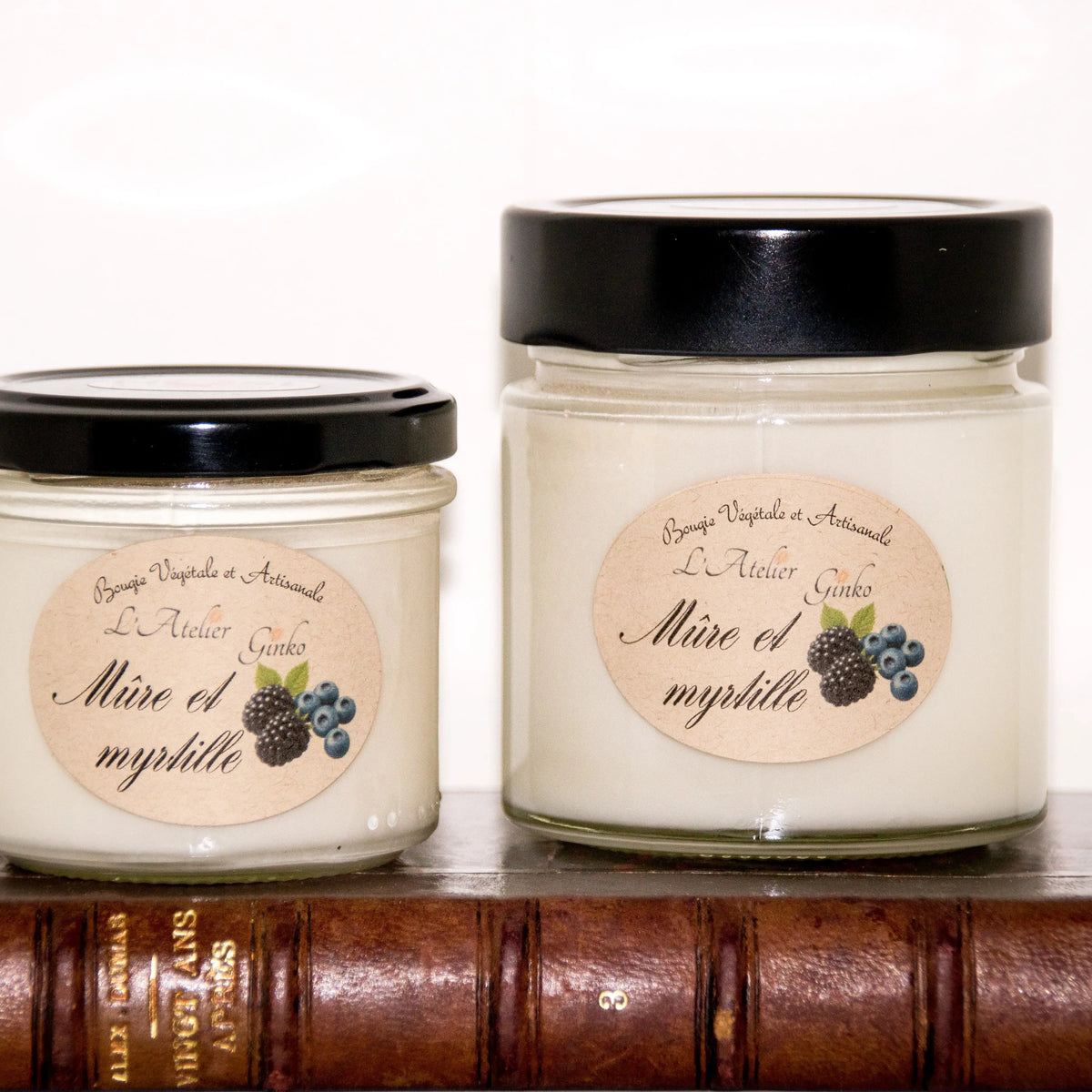 Bougie parfumée Mûre et myrtille L'Atelier Ginko - Boutique en Ligne