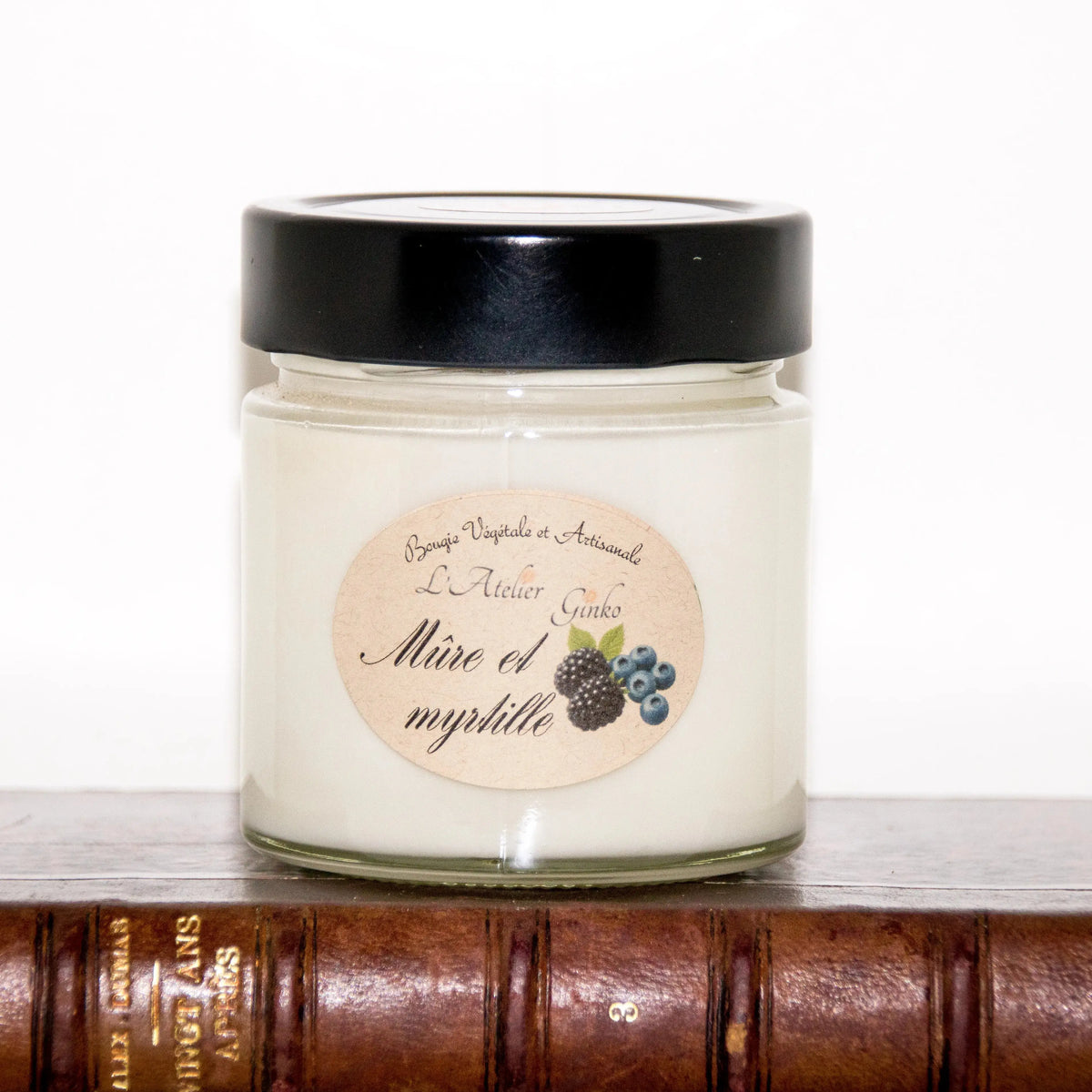 Bougie parfumée Mûre et myrtille L'Atelier Ginko - Boutique en Ligne