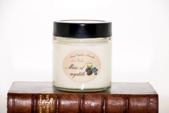 Bougie parfumée Mûre et myrtille L'Atelier Ginko - Boutique en Ligne