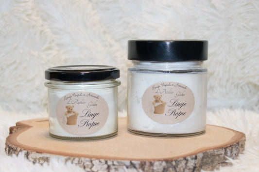 Bougie parfumée Linge Propre - L'Atelier Ginko - Boutique en Ligne