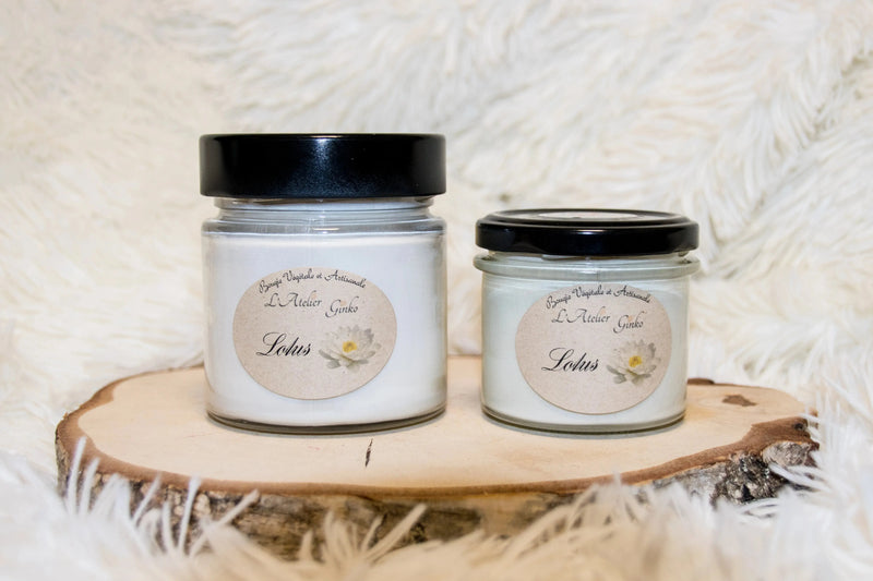 Bougie parfumée Lotus L'Atelier Ginko - Boutique en Ligne