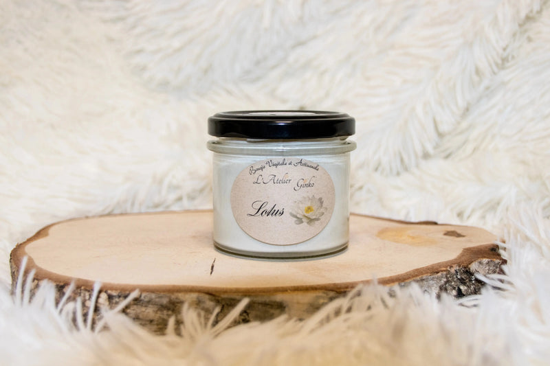 Bougie parfumée Lotus L'Atelier Ginko - Boutique en Ligne