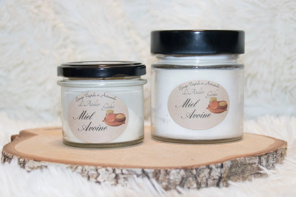 Bougie parfumée Miel Avoine - L'Atelier Ginko - Boutique en Ligne