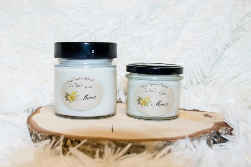 Bougie parfumée Monoï L'Atelier Ginko - Boutique en Ligne