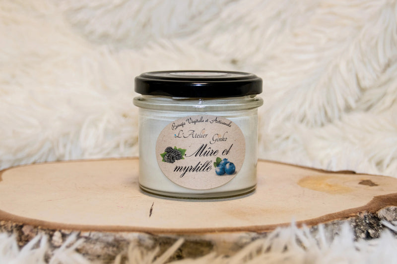 Bougie parfumée Mûre et myrtille L'Atelier Ginko - Boutique en Ligne