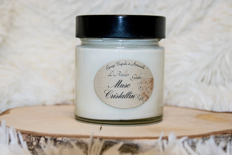 Bougie parfumée Musc Cristallin L'Atelier Ginko - Boutique en Ligne