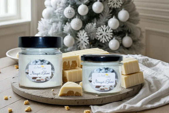 Bougie parfumée Nougat blanc - L'Atelier Ginko - Boutique en Ligne