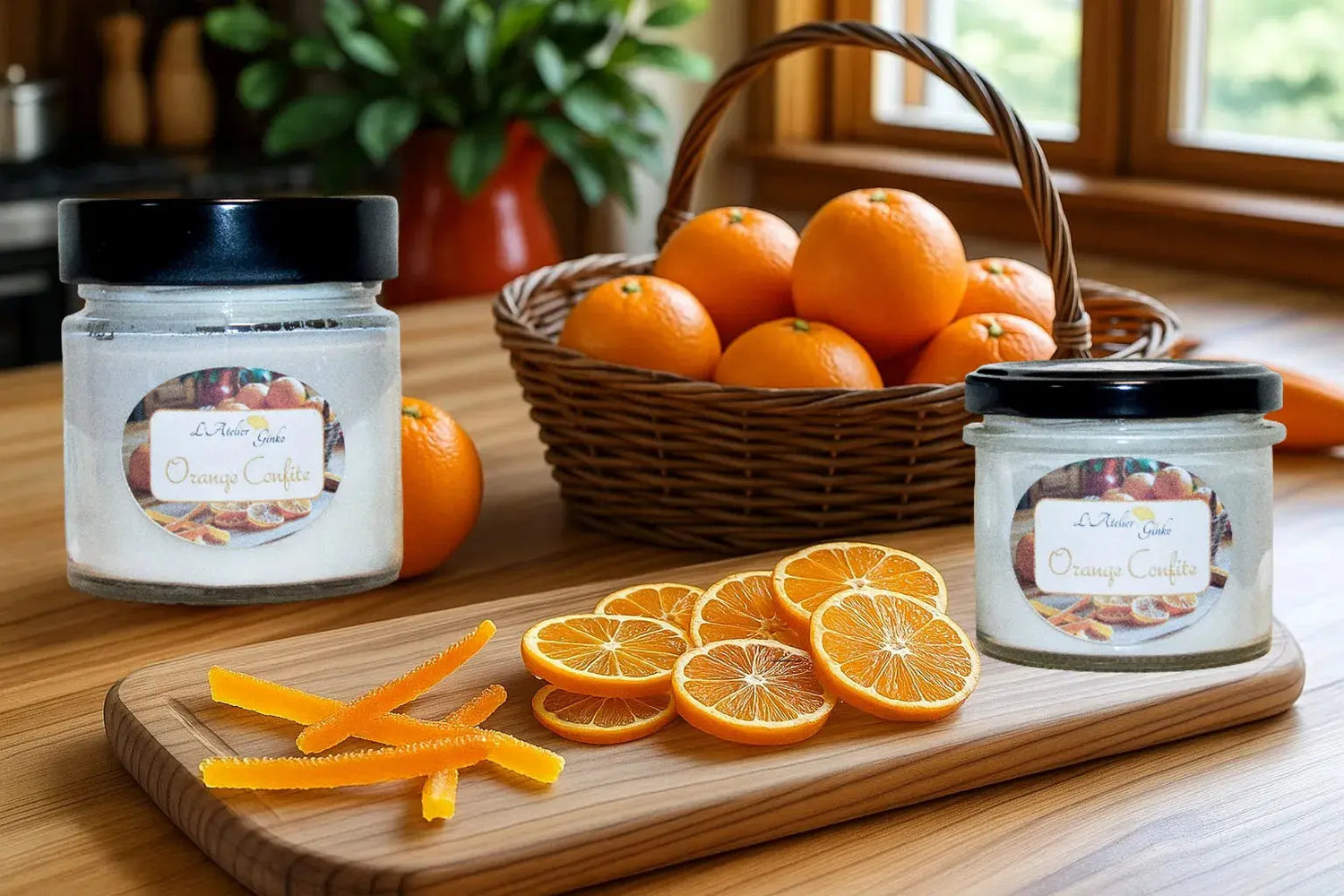 Bougie parfumée Orange Confite - L'Atelier Ginko - Boutique en Ligne