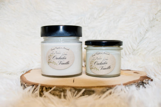 Bougie parfumée Orchidée Vanille L'Atelier Ginko - Boutique en Ligne