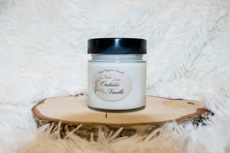 Bougie parfumée Orchidée Vanille L'Atelier Ginko - Boutique en Ligne